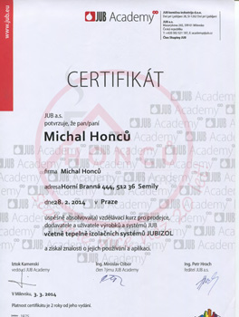 CERTIFIKÁTY